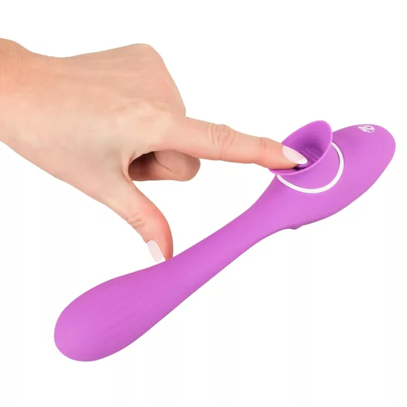 You2Toys - vibrátor 2v1 s akumulátorem - fialový