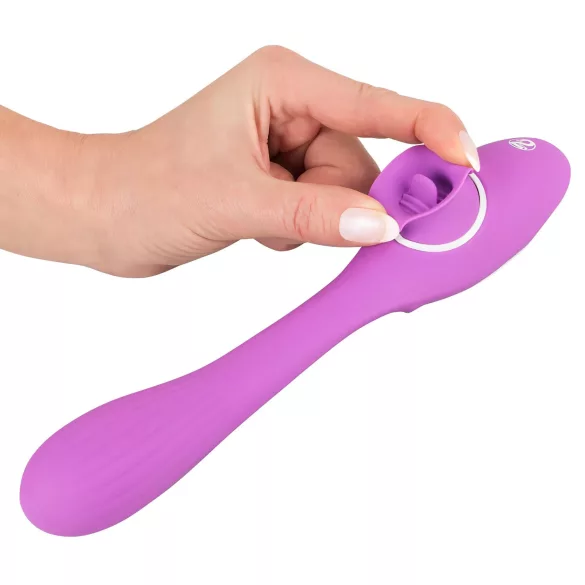 You2Toys - vibrátor 2v1 s akumulátorem - fialový