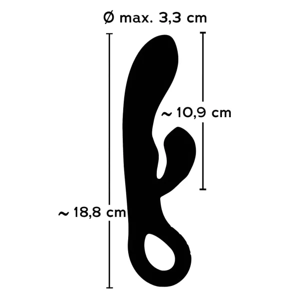 You2Toys - vibrátor králíček - dobíjecí, na klitoris - fialový