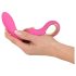 You2Toys - Dual Petit - akumulátorový dvoumotorový vibrátor (růžový)