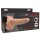 Fetish Strap-On 6 - připínací, dutý vibrátor (přírodní)