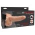 Fetish Strap-On 6 - připínací, dutý vibrátor (přírodní)