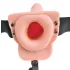 Pipedream - Fetish Strap-On 6 - připínací, dutý vibrátor (tělová barva)