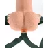 Pipedream - Fetish Strap-On 6 - připínací, dutý vibrátor (tělová barva)