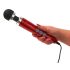 Doxy Die Cast 3 Wand - síťový masážní vibrátor (červený)
