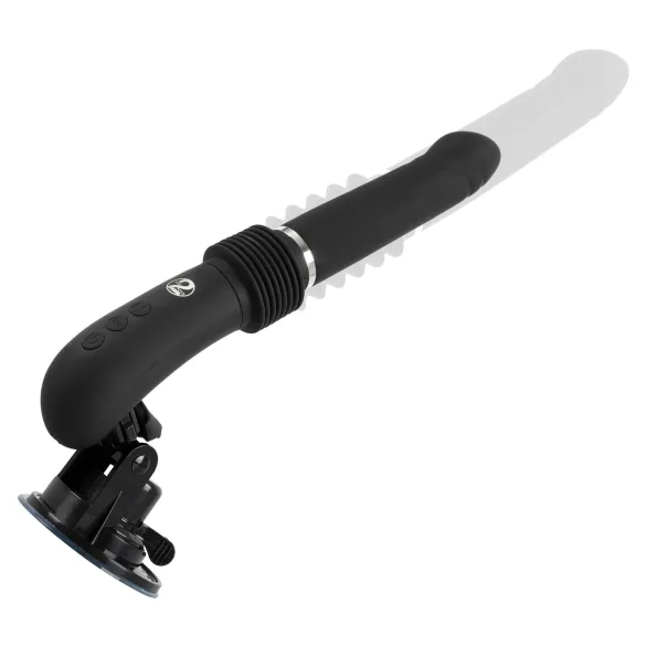 You2Toys - automatický thrusting vibrátor - dobíjecí - černý