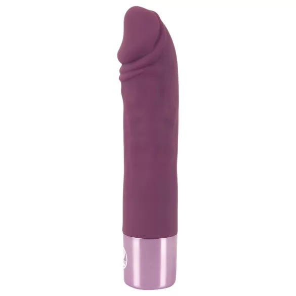 You2Toys - realistický vibrátor - nabíjecí, vodotěsný, fialový