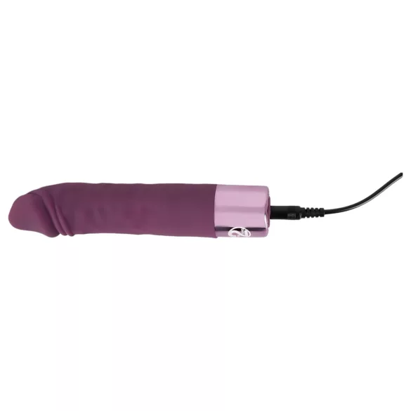 You2Toys - realistický vibrátor - nabíjecí, vodotěsný, fialový