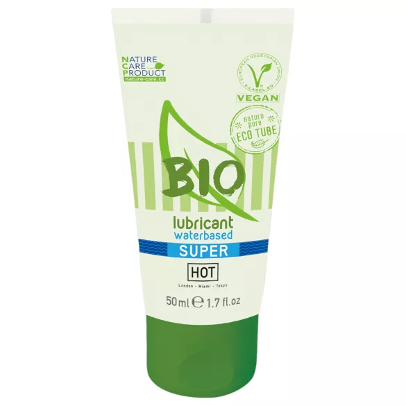 HOT Bio Super - veganský lubrikační gel na vodní bázi (50 ml)