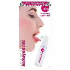   HOT - Gel na orální sex - lubrikační gel - jahoda (50 ml)