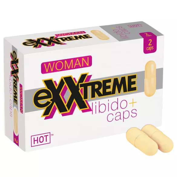 Hot exxtreme - doplněk stravy na libido pro ženy - kapsle (2 ks)