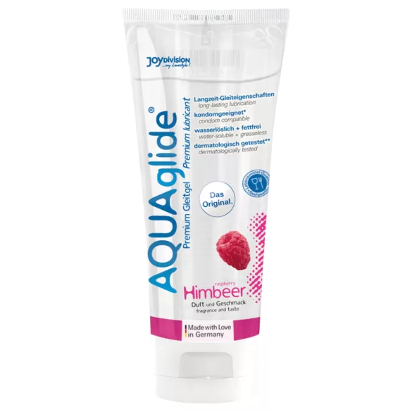 AQUAglide - lubrikant na vodní bázi - malina - 100 ml