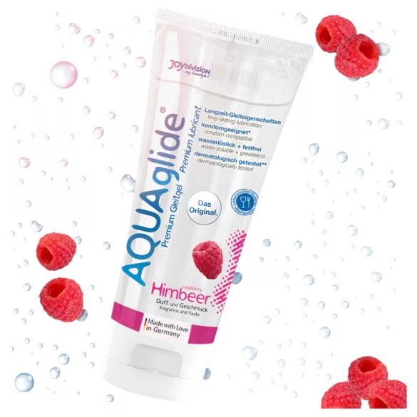 AQUAglide - lubrikant na vodní bázi - malina - 100 ml