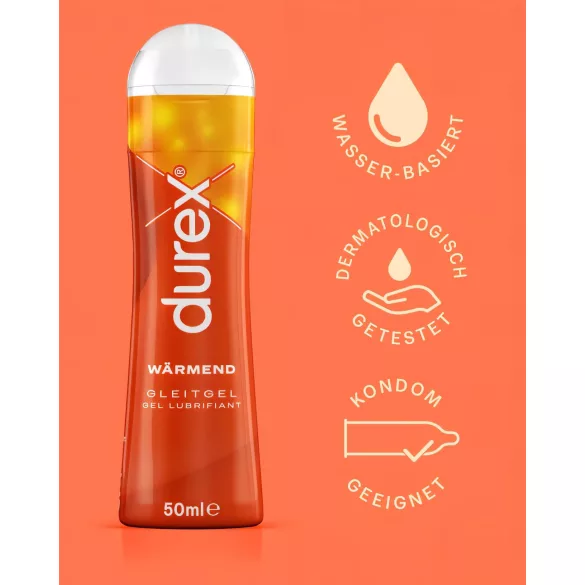 Durex - lubrikační gel s hřejivým efektem - 50 ml