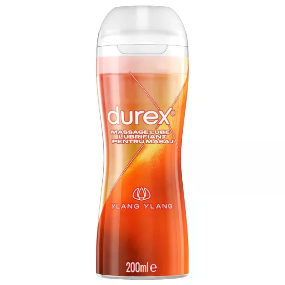 Durex - masážní gel a lubrikant 2v1 - ylang ylang - 200 ml