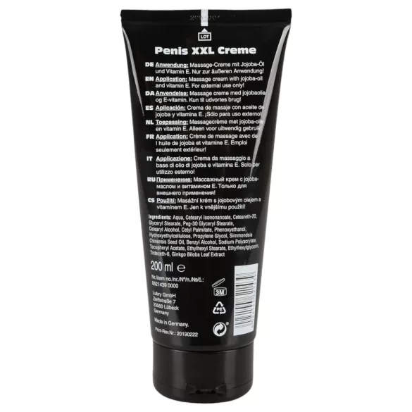 Penis XXL - intimní krém pro muže - 200ml