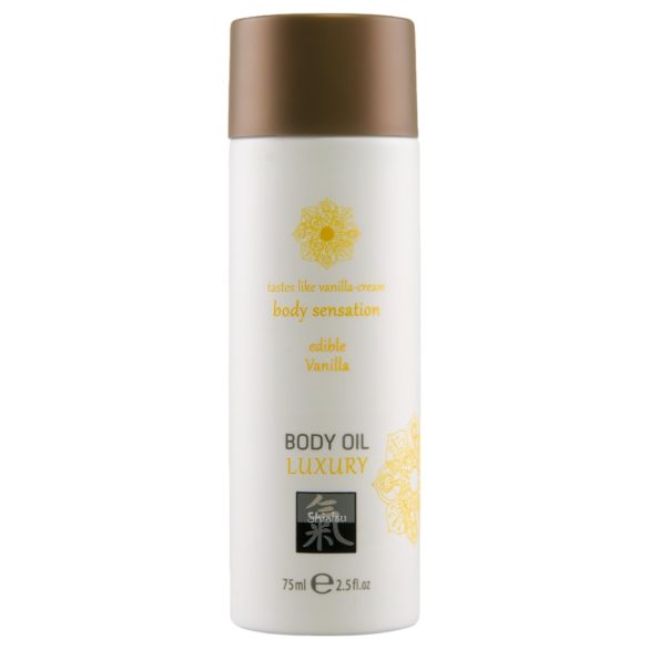 Shiatsu Luxury - jedlý masážní olej - vanilka (75ml)