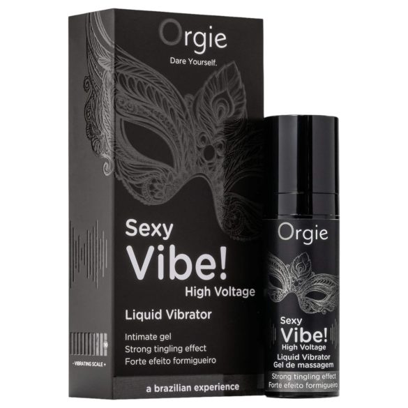 Orgie Sexy Vibe High Voltage - unisex tekutý vibrátor (15ml)