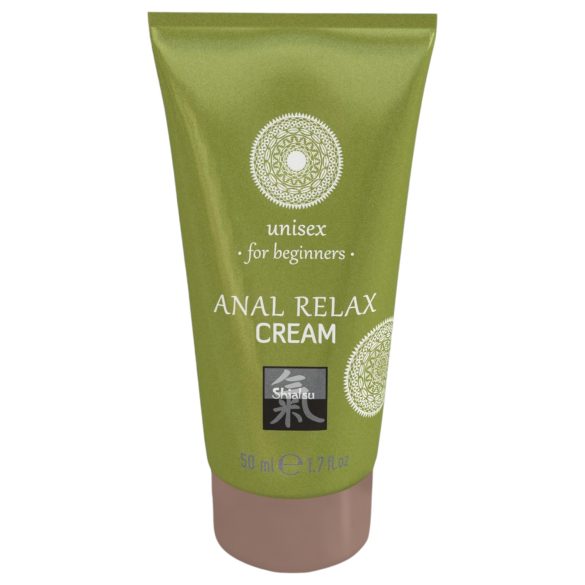 HOT Shiatsu Anal Relax - uklidňující krém pro anální lubrikaci (50ml)