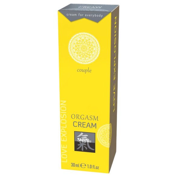 Shiatsu Orgasm - unisex brnivý intimní krém (30ml)