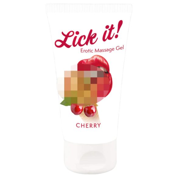 Lízej to! - 2v1 jedlý lubrikant - třešeň (50ml)