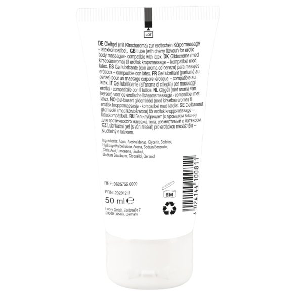 Lick it! - jedlý lubrikační gel 2v1 - třešeň - 50ml