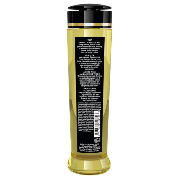 Shunga - masážní olej - růže - 240 ml