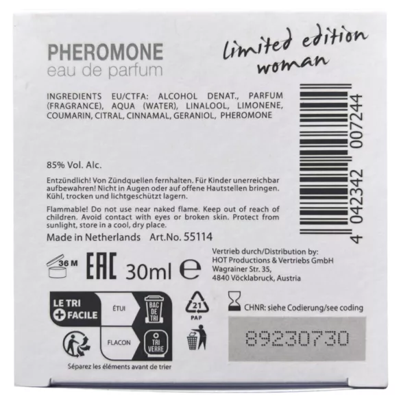 HOT - feromonový parfém pro ženy - 30 ml