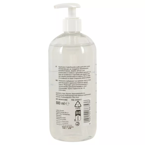 Just Glide Toylube - lubrikant na vodní bázi pro erotické pomůcky (500 ml)