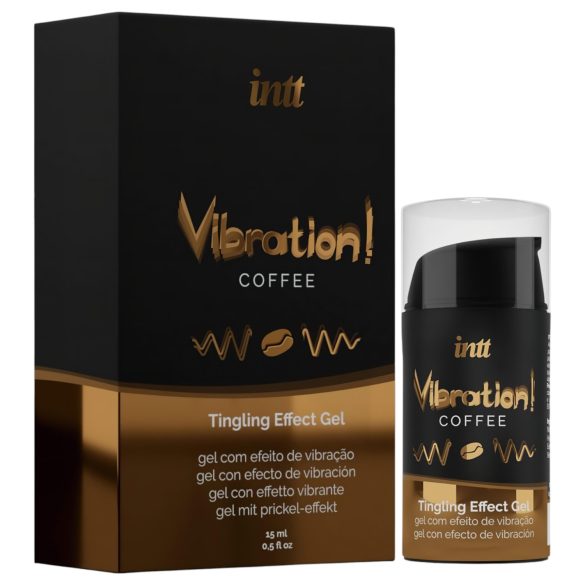 Intt Vibration! - tekutý vibrátor - káva - 15 ml