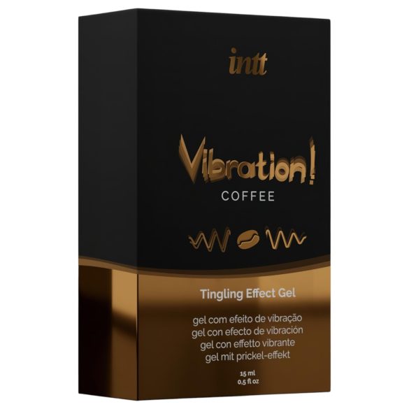 Intt Vibration! - tekutý vibrátor - káva - 15 ml