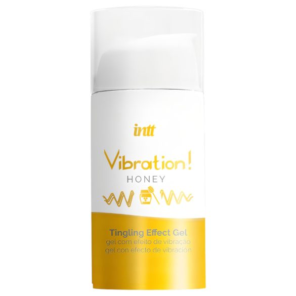 Intt Vibration! - tekutý vibrátor - med - 15 ml