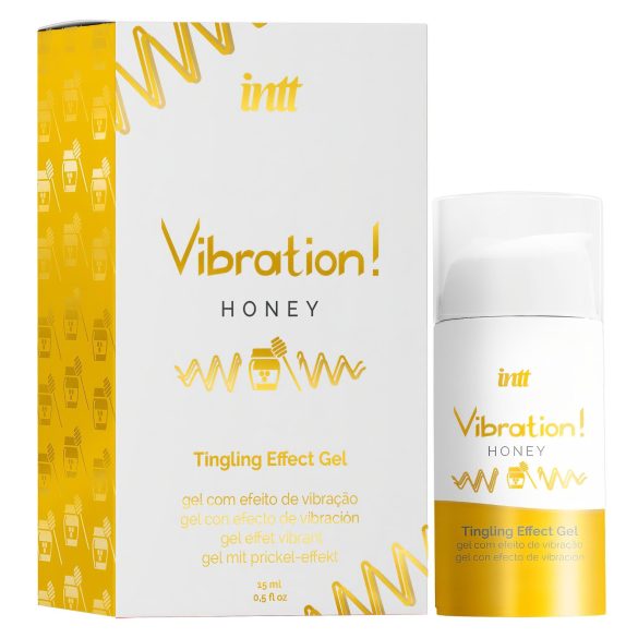 Intt Vibration! - tekutý vibrátor - med - 15 ml