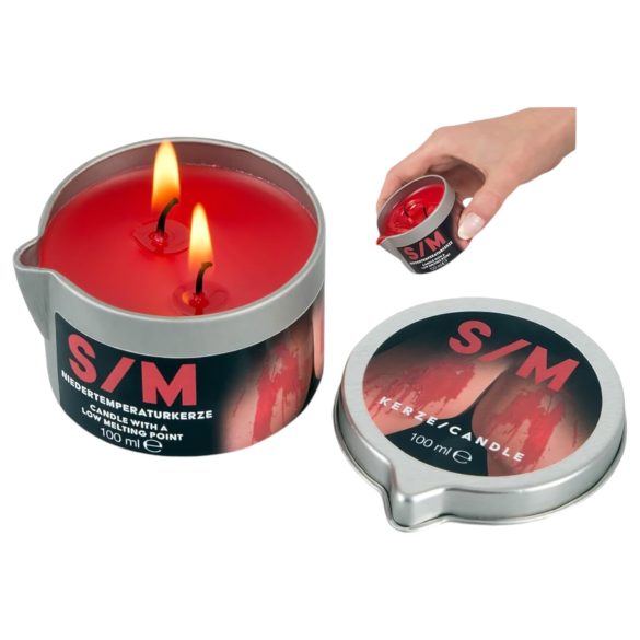 BDSM Svíčka - parafínová tělová svíčka (100 ml)