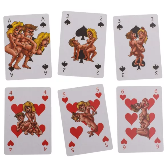 Kama Sutra - sada zábavných hracích karet - 24 ks