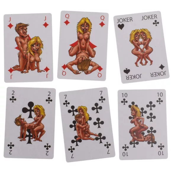 Kama Sutra - sada zábavných hracích karet - 24 ks