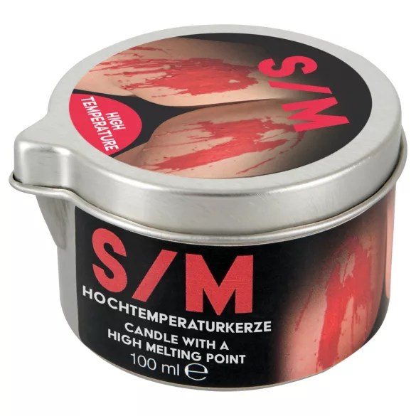 BDSM High Temperature - tělová svíčka na bdsm z parafínu - 100 ml