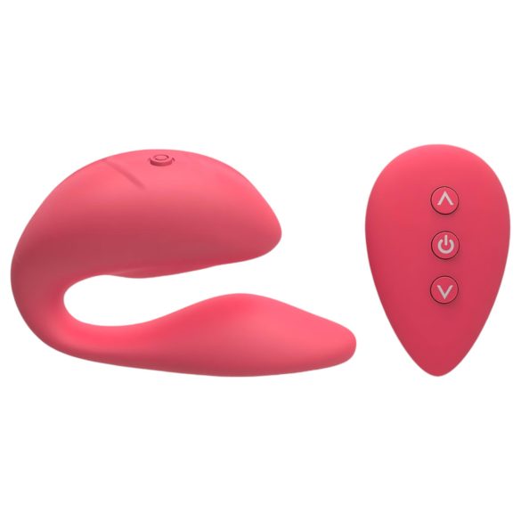 Cotoxo Cupid 2 - dálkové párový vibrátor (červený)