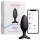 Lovense Hush 2 S - anální vibrátor ovládaný aplikací (38 mm, černý)