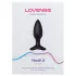 Lovense Hush 2 S - anální vibrátor ovládaný aplikací (38 mm, černý)