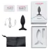 Lovense Hush 2 S - anální vibrátor ovládaný aplikací (38 mm, černý)