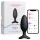 Lovense Hush 2 M - anální vibrátor ovládaný aplikací (45 mm, černý)