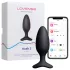 Lovense Hush 2 M - anální vibrátor ovládaný aplikací (45 mm, černý)