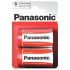 Odolné dětské baterie R14 C - 2 ks (Panasonic)