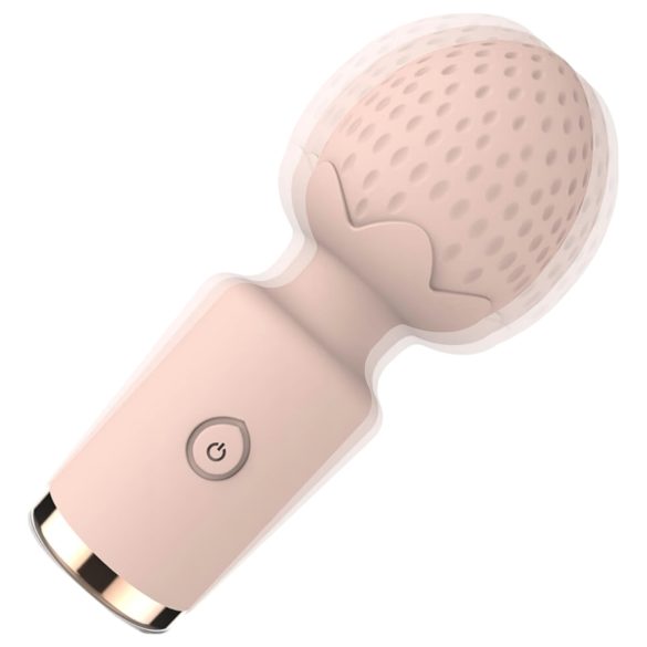 Sunfo Strawberry - vodotěsný mini masážní vibrátor (růžový)
