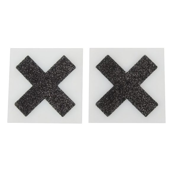 Třpytivé nálepky na bradavky - X