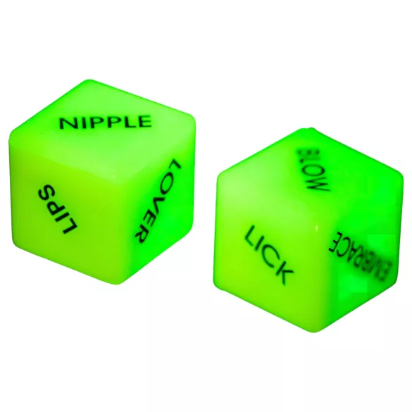 Svítící kostka - hračka - glow in the dark
