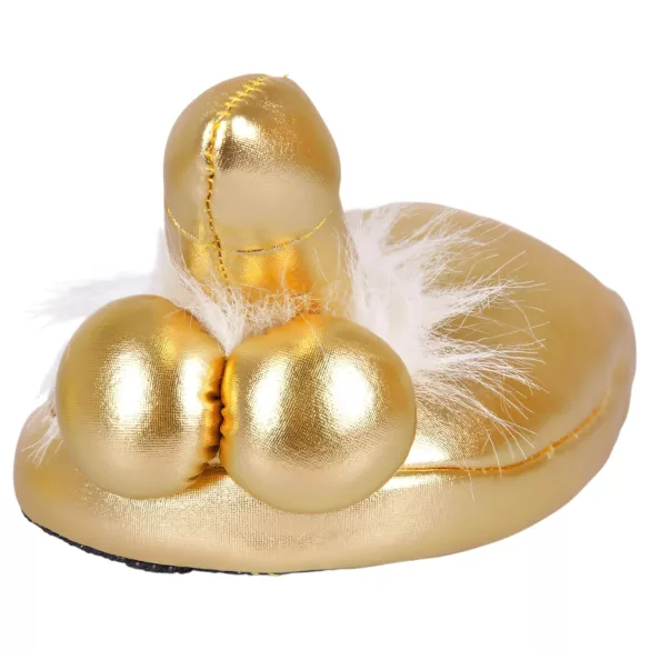 Pantofle s penisem (zlaté)