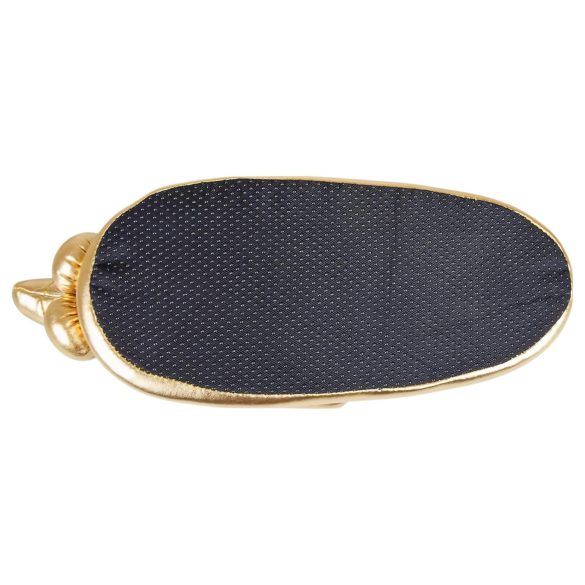 Péniszes papucs - pantofle s penisem - zlatá