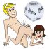 12stranná sexuální kostka - bílá